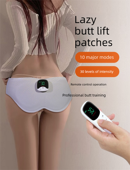 Electric Hip Trainer EMS Muscle Stimulator Buttock Lifting Belt with Remote Control 10 Modes 30 Intensity Levels Rechargeable Home Gym Workout - Image 2