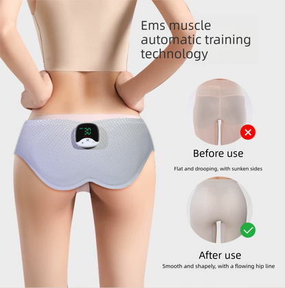 Electric Hip Trainer EMS Muscle Stimulator Buttock Lifting Belt with Remote Control 10 Modes 30 Intensity Levels Rechargeable Home Gym Workout - Image 4