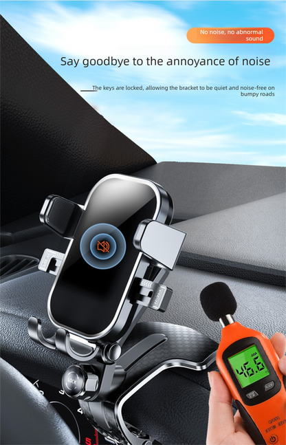 Universal Dashboard Car Phone Holder 360° Rotating Clip Mount HUD Design Anti-Slip Cradle for 4-7.2 Inch Smartphones GPS Navigation - Image 5