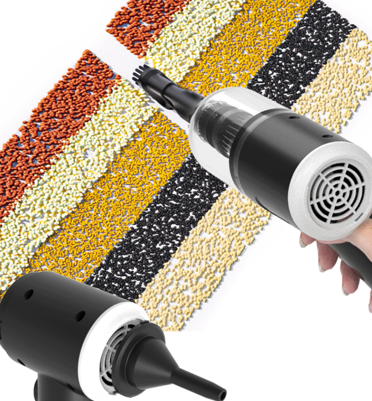 Pink 3-in-1 Portable Cordless Mini Vacuum Cleaner Handheld Air Duster & Blower USB Rechargeable Kit for Car Interior Home Office Keyboard Pet Hair - Image 2