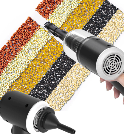 Pink 3-in-1 Portable Cordless Mini Vacuum Cleaner Handheld Air Duster & Blower USB Rechargeable Kit for Car Interior Home Office Keyboard Pet Hair - Image 2