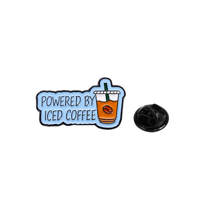 4 Pieces Cartoon Coffee Lovers Enamel Pin Set Zinc Alloy Coffee Cup Badges for Jackets Bags Hats Backpacks Decorative Jewelry Gift Set - Image 7