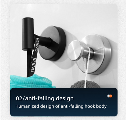 Stainless Steel Vacuum Suction Cup Hook Rack 3-Hook Gold Wall Mounted Towel Rail for Bathroom and Kitchen No Drilling Required - Image 7
