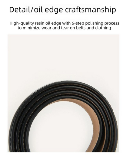 Womens Genuine Leather Belt Coffee 2.3cm Wide Gold Buckle Waist Strap for Jeans & Dresses Elegant Fashion Accessory - Image 5