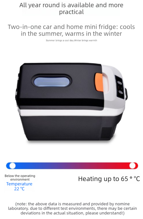 10L Portable Electric Cooler & Warmer Car Fridge with Digital Display 12V/240V Dual Power for Camping Road Trips & Home Office Brown - Image 6