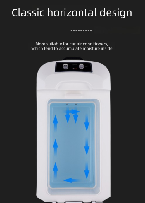 10L Portable Electric Cooler & Warmer Car Fridge with Digital Display 12V/240V Dual Power for Camping Road Trips & Home Office Brown - Image 7