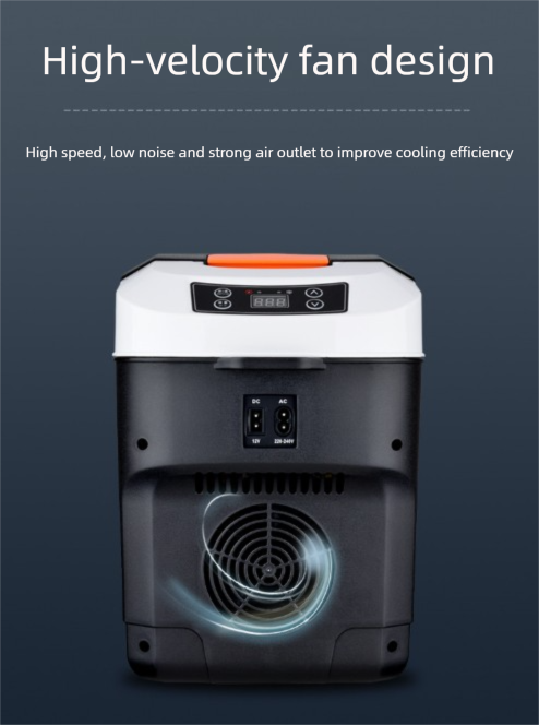 10L Portable Electric Cooler & Warmer Car Fridge with Digital Display 12V/240V Dual Power for Camping Road Trips & Home Office Brown - Image 8