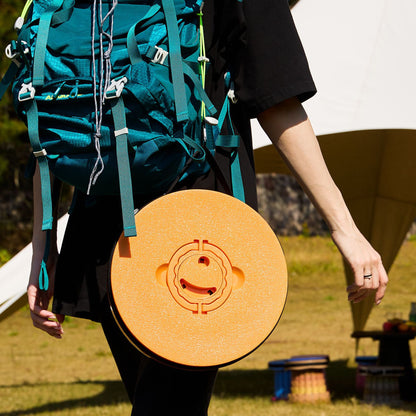 Portable Retractable Stool MAX Gen 8 Telescopic Camping Seat 50cm Tall Extra Wide Heavy Duty Hunter & Yellow Green for Fishing & Gardening - Image 5