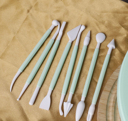 207 Pieces Cake Decorating Kit with Nordic Green Revolving Turntable Icing Tips and Spatulas Complete Baking Tool Set - Image 4