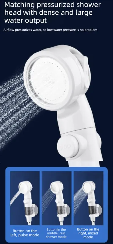Portable Electric Outdoor Shower Kit Handheld Battery-Powered Shower Head Set for Camping, Dormitories, and Construction Sites - Image 5
