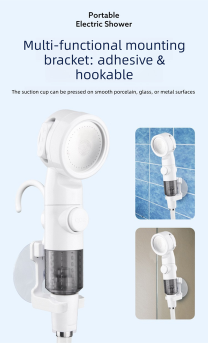 Portable Electric Outdoor Shower Kit Handheld Battery-Powered Shower Head Set for Camping, Dormitories, and Construction Sites - Image 9