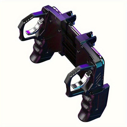 K21 Mobile Game Controller Gamepad L1 R1 Trigger Fire Buttons Ergonomic Grip for PUBG COD Mobile iOS Android Phone Black - Image 2