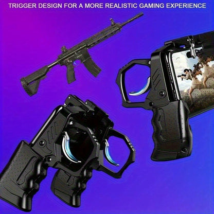 K21 Mobile Game Controller Gamepad L1 R1 Trigger Fire Buttons Ergonomic Grip for PUBG COD Mobile iOS Android Phone Black - Image 5