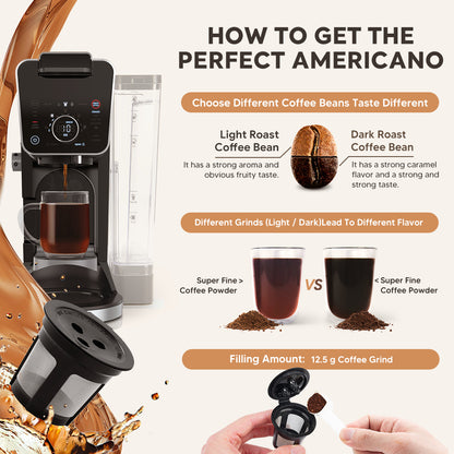 Reusable K-Cup Coffee Pod Filter for Ninja Dual Brew Coffee Makers Triple Hole Capsule Shell UA2227 - Image 9