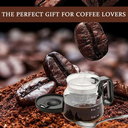 Premium 16oz Glass Coffee Mug Set with Reusable Straw and Cleaning Brush – 300ml Elegant Glass Tumbler - Image 2