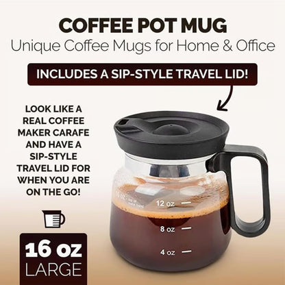 Premium 16oz Glass Coffee Mug Set with Reusable Straw and Cleaning Brush – 300ml Elegant Glass Tumbler - Image 3