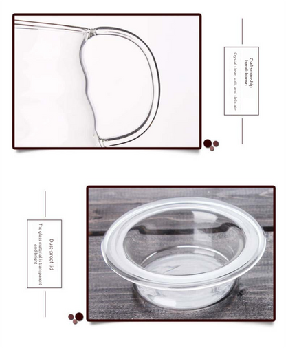 600ml Borosilicate Glass Coffee Server - Heat Resistant "Cloud" Pour Over Carafe with Lid - Large Drip Coffee Sharing Pot for Home & Office (2-4 Cups) - Image 7
