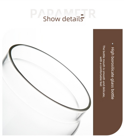 900ml Vacuum Sealed Glass Coffee Canister - One-Press Airtight Storage Jar - Medium Size Moisture-Proof Borosilicate Container for Beans & Pantry (White Lid) - Image 7