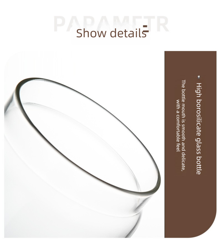 1200ml Large Vacuum Sealed Glass Canister - One-Press Airtight Food Storage Jar - High Borosilicate Coffee Bean Container & Pantry Organiser (Black Lid) - Image 7