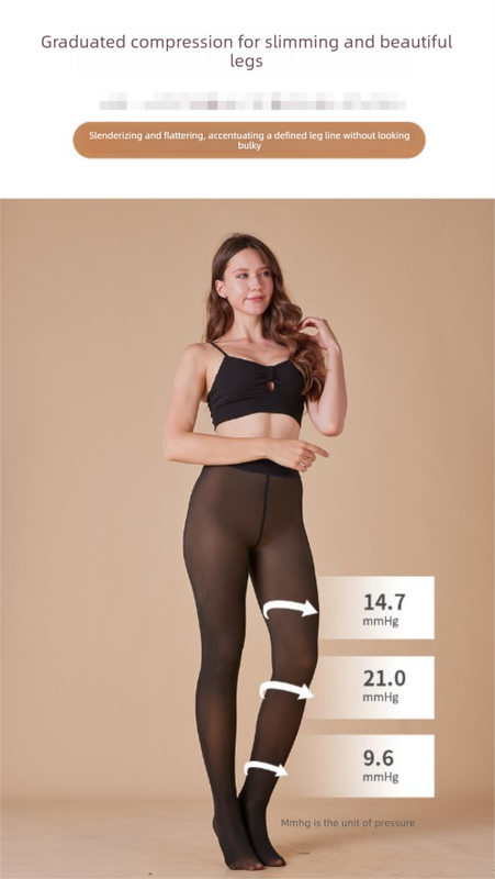 2 PCS Women's Fake Translucent Tights Sheer Illusion Footed Pantyhose High Elasticity Slimming Leggings Size M - Image 3