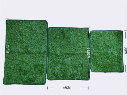M Size Realistic Artificial Grass Dog Potty Pad - Indoor/Outdoor Pet Training Turf, Easy to Clean PE & TPR Material - Image 4
