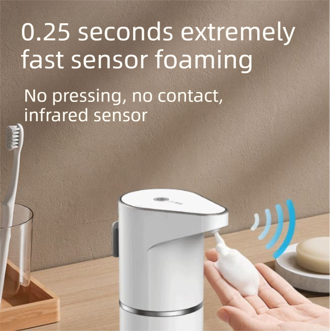 S127 Touchless Foam Automatic Induction Pump (350ml) - Wall-Mounted & Countertop Dual Use, Compact Soap Washer for Kitchen & Bathroom - Image 3