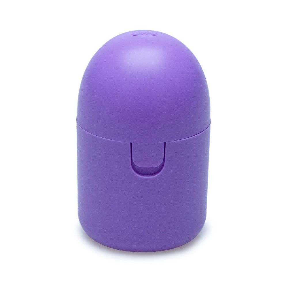 2PCS Reusable Medical Grade Silicone Menstrual Cup(XS Size) & 2PCS Matching Sterilizer Box - Microwave Safe Disinfector Case, Heat Resistant 130°C (Purple Set) - Image 2