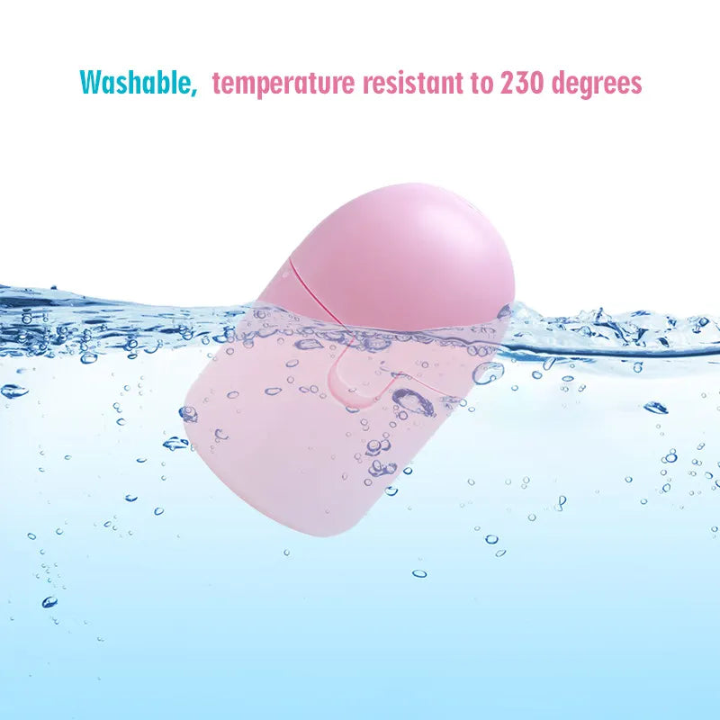 2PCS Reusable Medical Grade Silicone Menstrual Cup(S Size) & 2PCS Matching Sterilizer Box - Microwave Safe Disinfector Case, Heat Resistant 130°C (Pink Set) - Image 4