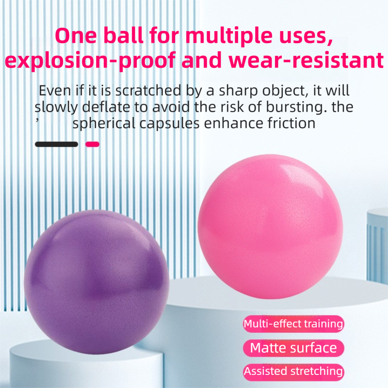 Pink Professional Pilates Ring & Yoga Ball Set - Multipurpose Home Fitness Equipment for Whole-Body Core Training & Pelvic Floor Strengthening - Image 4