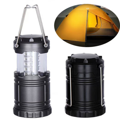 2-Pack 30LED Portable Handheld Collapsible Camping Lantern - Ultra-Bright 360° Emergency Tent Light for Hiking, Fishing & Power Outages - Image 2