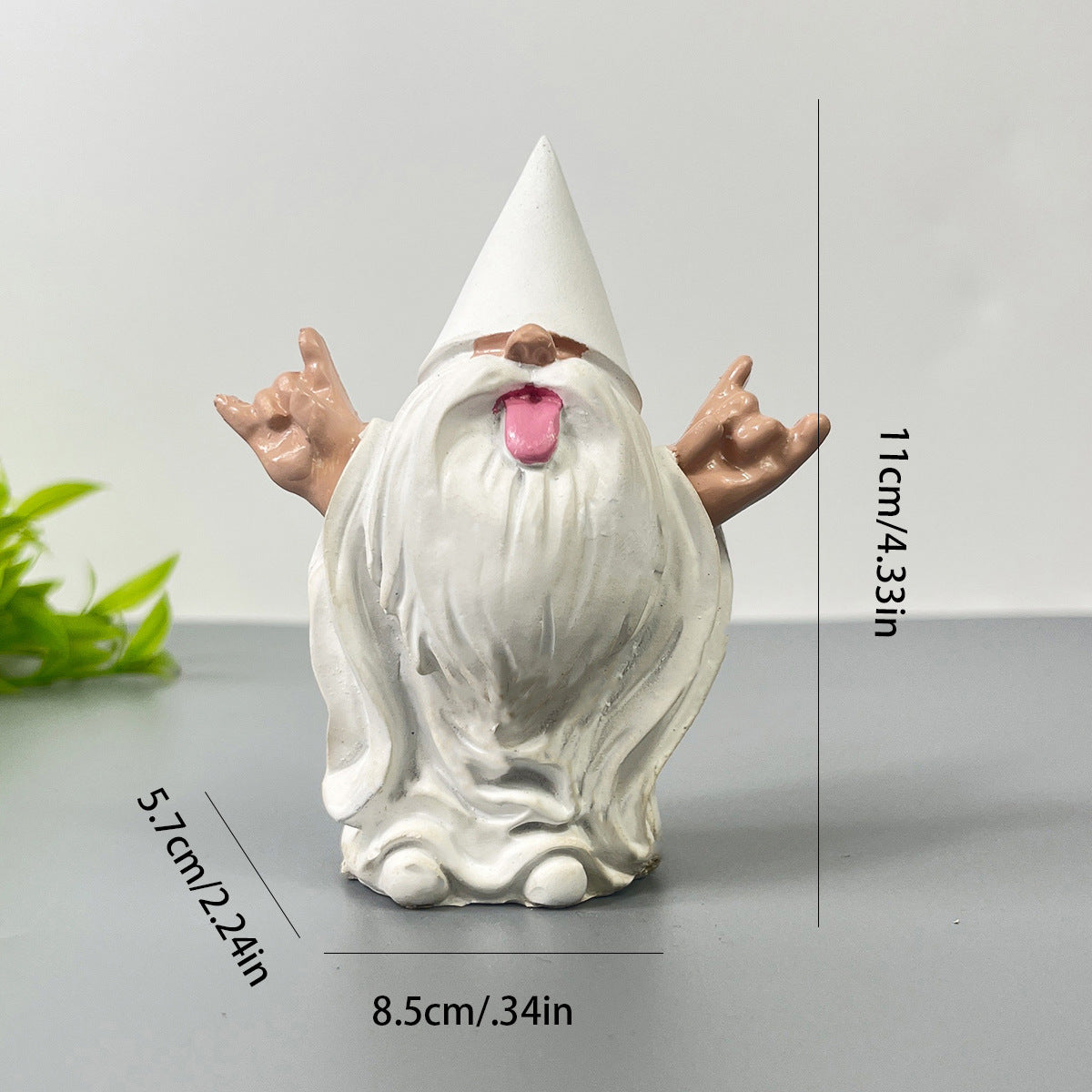 Naughty Garden Gnome Statue with Tongue Out - Funny Resin Dwarf Figurine for Yard & Patio - Image 3