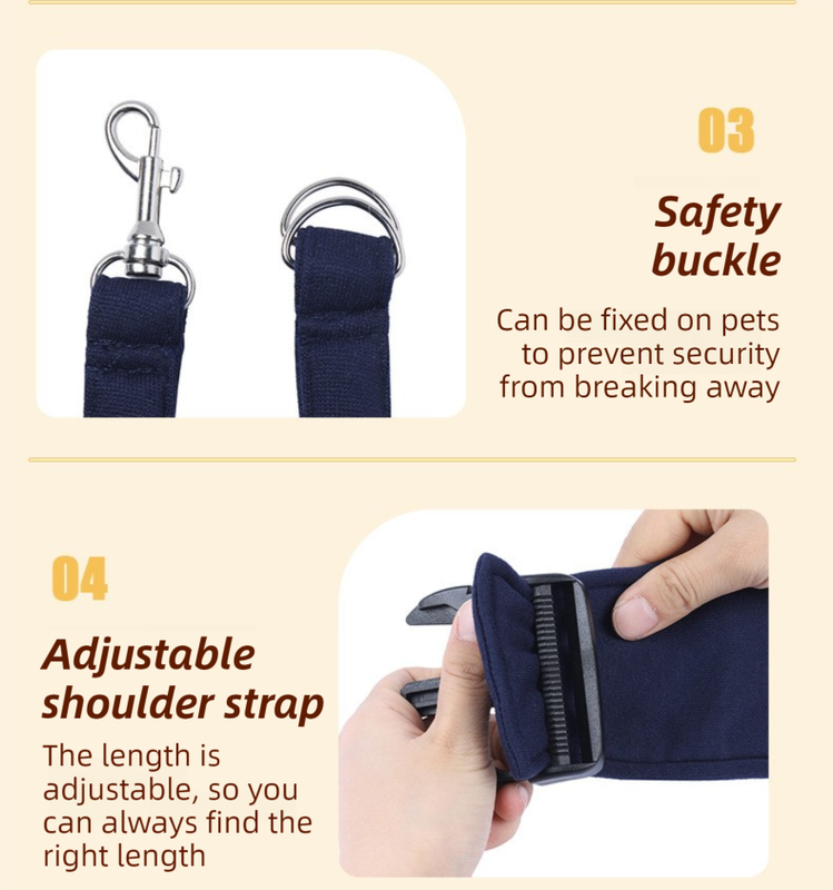 Dark Grey Lightweight Breathable Pet Crossbody Bag with Adjustable Padded  Strap & Reversible Double-Sided Design - Image 4