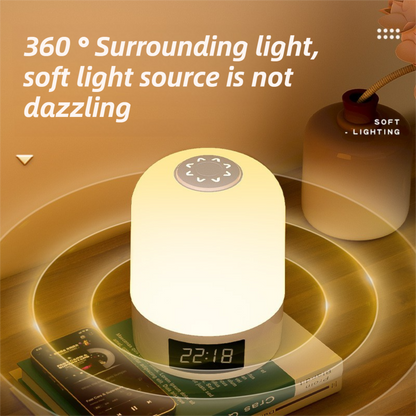 Smart Digital Clock Night Light - Touch Dimmable Bedside Lamp & Sleep Aid for Nursery, Feeding & Bedroom (K2021) - Image 2