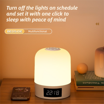 Smart Digital Clock Night Light - Remote Dimmable Bedside Lamp & Sleep Aid for Nursery, Feeding & Bedroom (K2021) - Image 6