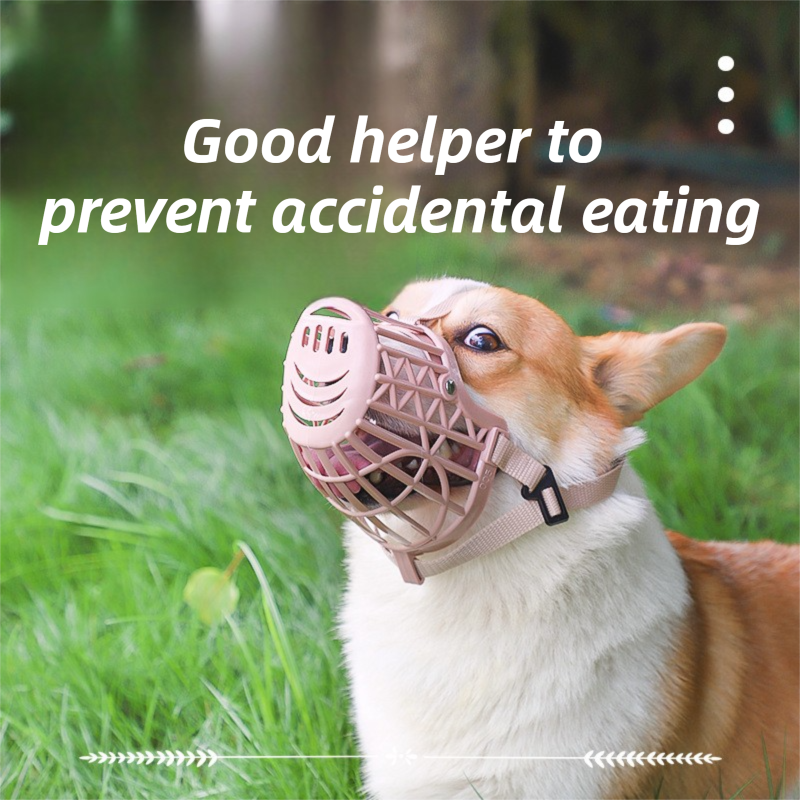 Anti-Biting & Anti-Foraging Dog Muzzle - Breathable & Soft TPE Safety Mask with Secure Straps (#2 Fits 5kg ) - Image 2