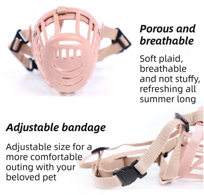 Anti-Biting & Anti-Foraging Dog Muzzle - Breathable & Soft TPE Safety Mask with Secure Straps (#2 Fits 5kg ) - Image 3