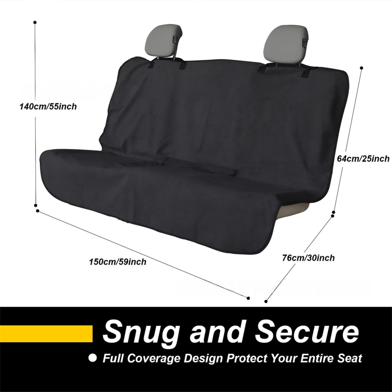 Pink Waterproof Towel Car Back Seat Cover - Universal Non-Slip Sweat-Absorbent Bucket Seat Protector for Gym Fitness and Beach - Image 7