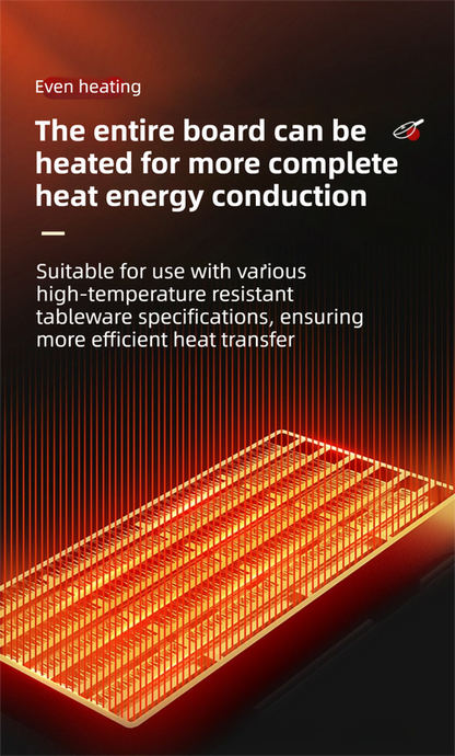 Blue 65x38CM Roll-Up Food Warming Silicone Mat with Precise Temprature Control & 240W High Power - Waterproof and Oilproof Thermal Table Pad - Image 5