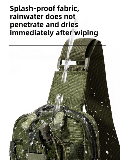 Camouflage Outdoor Tactical Water Bottle Chest Bag - High-Capacity Phone Pouch with Expansion System for Cycling Camping and Fishing - Image 5