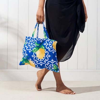 2-in-1 Microfiber Sun Lounger Towel & Portable Tote Bag - Sand-Free & Quick Dry Beach Chair Cover with Side Pockets (ST001 / 75x211cm) - Image 3