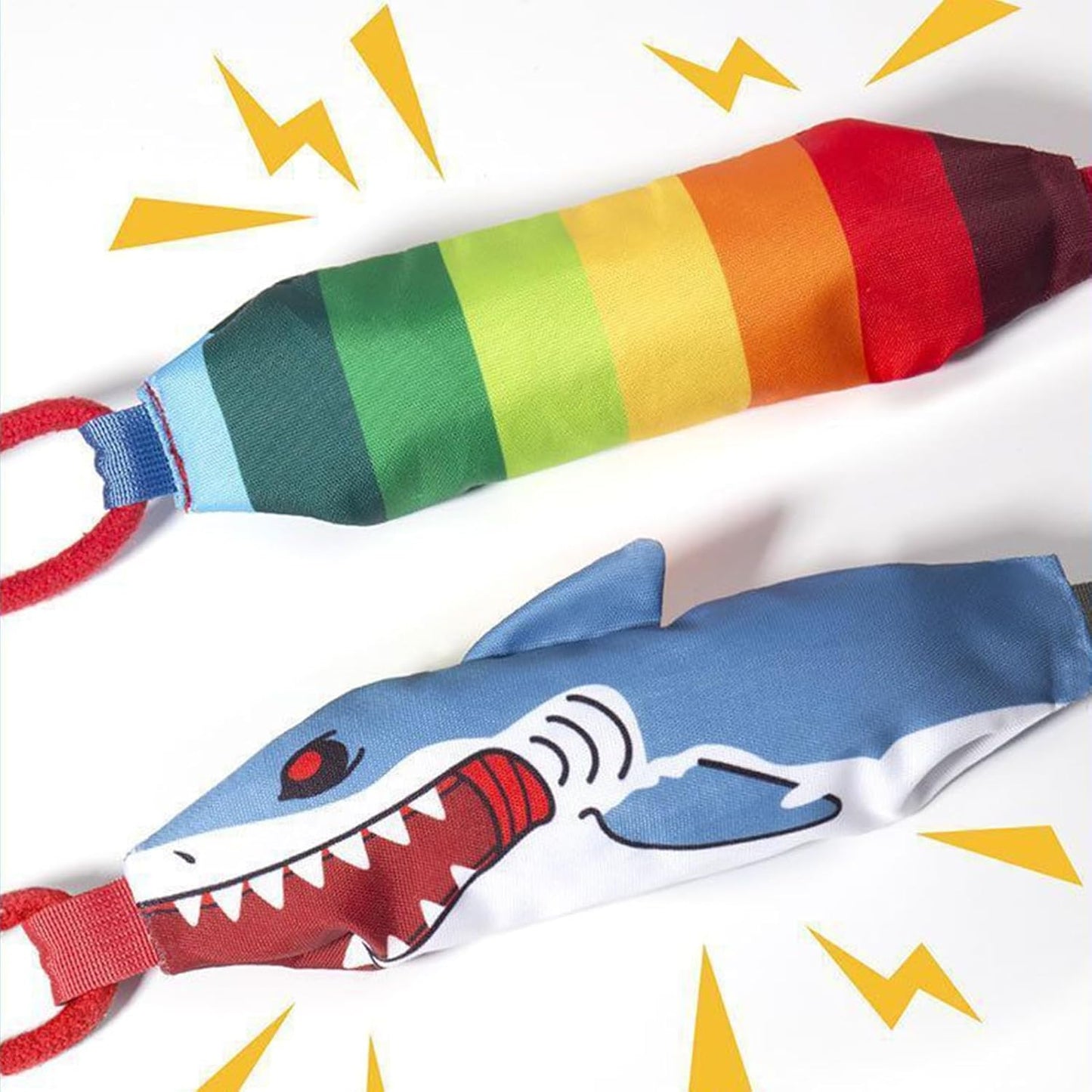 Corn-shaped Tug-of-War Dog Toy with Suction Cup & Chew Rope Knot - Interactive Squeaky Molar Toy for Puppies & Small Dogs - Image 3