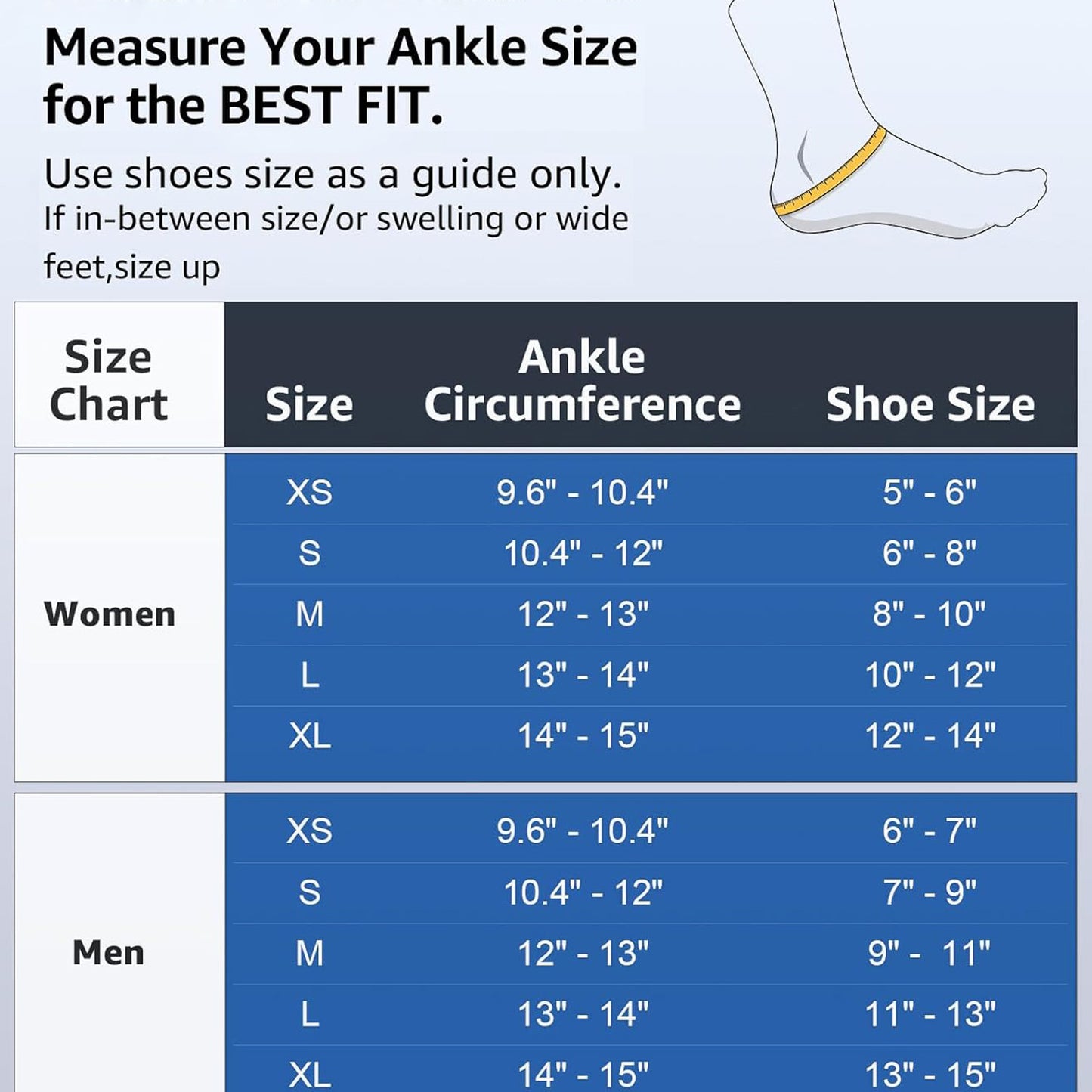 S Size Black Triple-Layer Compression Ankle Brace With Adjustable Lace-Up - Breathable Sprain Prevention Sleeve - Image 5