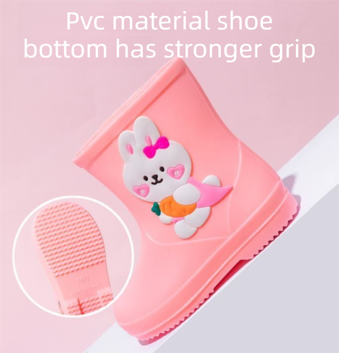 Cute Yellow Duck Kids Rain Boots with Removable Warm Cotton Liner - Waterproof Anti-Slip Toddler Wellies for Foot Length 16CM - Image 4