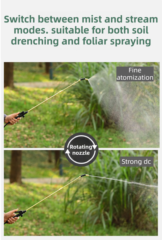 5L Professional Shoulder-Strap Pressure Sprayer with Fiberglass Wand  - Multi-Purpose Manual Pump Mister for Garden & Car Wash - Image 2