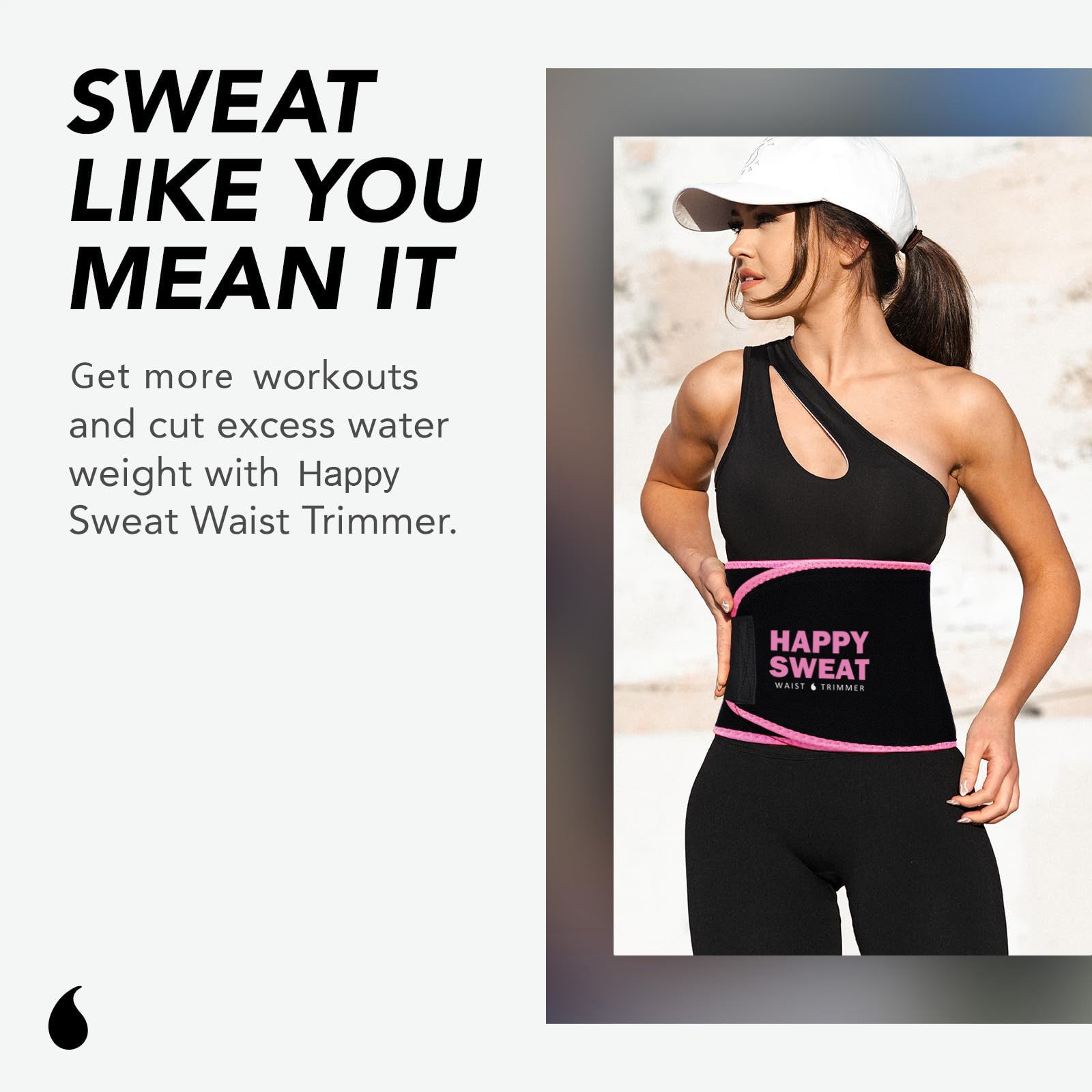 Black Premium Seamless Waist Trimmer and Body Shaper (M Size) - Postpartum Recovery & Fitness Sweat Belt for Lumbar Support - Image 2