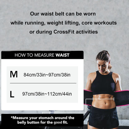 Yellow Premium Seamless Waist Trimmer and Body Shaper (M Size) - Postpartum Recovery & Fitness Sweat Belt for Lumbar Support - Image 5