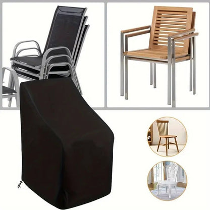Heavy Duty Oxford Outdoor Furniture Protector Set - Waterproof & Dustproof Round Dining Table(230x110cm) and Lounge Chair Cover(64x64x70x120cm) Bundle - Image 4