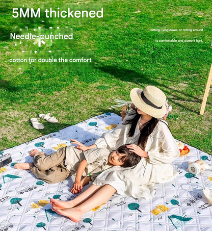Hot-air Balloon Flight Extra Large 200x200cm Waterproof Picnic Mat - Portable Thickened Oxford Cloth Outdoor Camping Blanket for Beach, Parks and Family Outings - Image 4