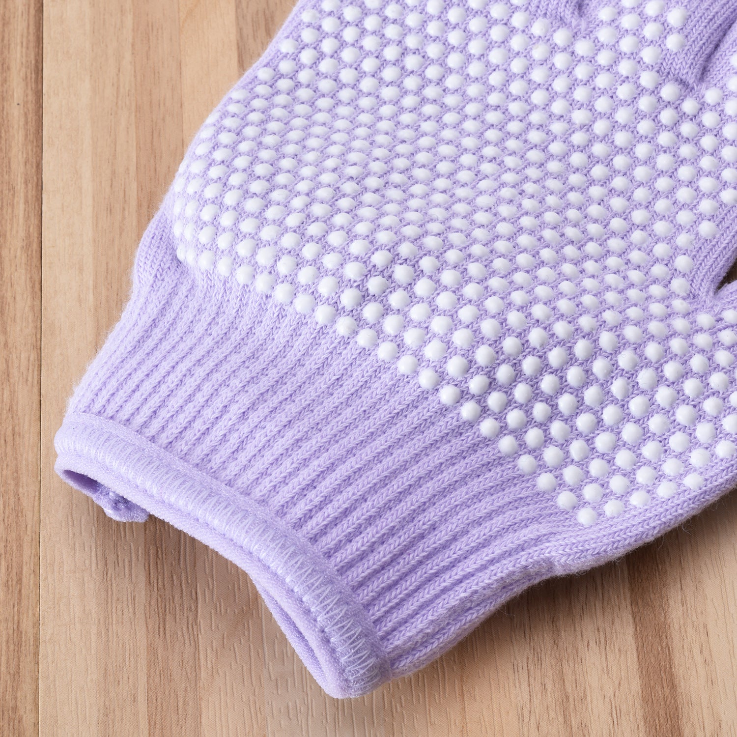 Orange 2-Pack Women's Non-Slip Yoga Gloves - Open Back Half Finger Cotton Stretchy Grip Gloves for Aerial Yoga, Pilates, and Fitness - Image 3