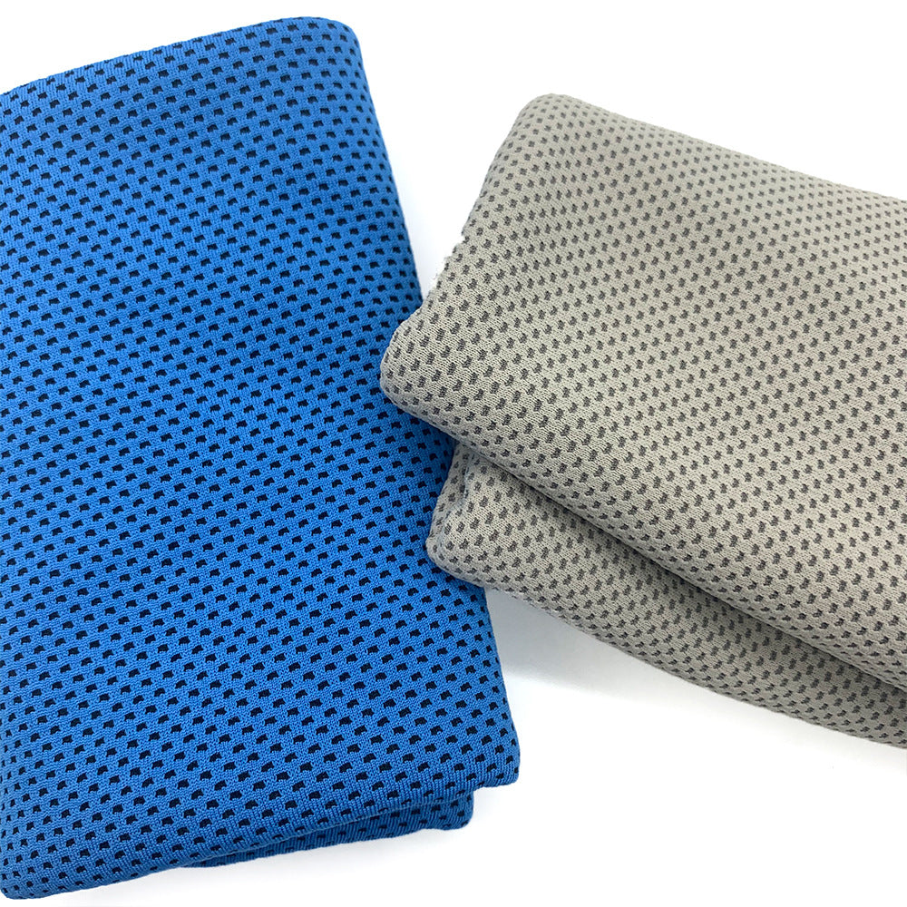 Blue 4-Piece Portable Cooling Towel Set - Quick-Dry Ice-Cool Towel for Sports, Travel, and Heat Relief - Image 2